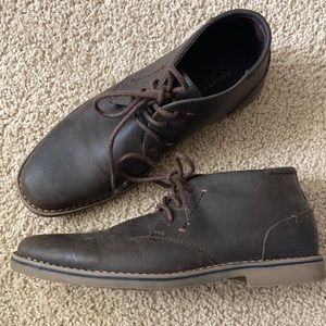 Arizona Chocolate leather chukka boots